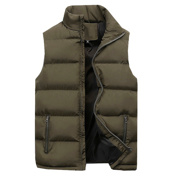 Antonio heren winter bodywarmer met rits in diverse kleuren – warme voering, lichtgewicht ontwerp en comfortabele pasvorm voor koude dagen.