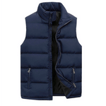 Antonio heren winter bodywarmer met rits in diverse kleuren – warme voering, lichtgewicht ontwerp en comfortabele pasvorm voor koude dagen.