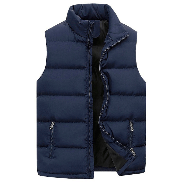Antonio heren winter bodywarmer met rits in diverse kleuren – warme voering, lichtgewicht ontwerp en comfortabele pasvorm voor koude dagen.