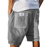 Gestreepte Cargo Shorts met Opgestikte Zakken
