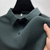 Gebreide Polo met Structuurpatroon voor Heren