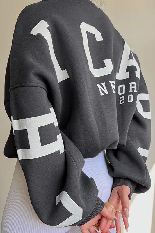 Oversized damestrui in moderne snit – comfortabel en trendy voor een casual look.