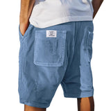 Gestreepte Cargo Shorts met Opgestikte Zakken
