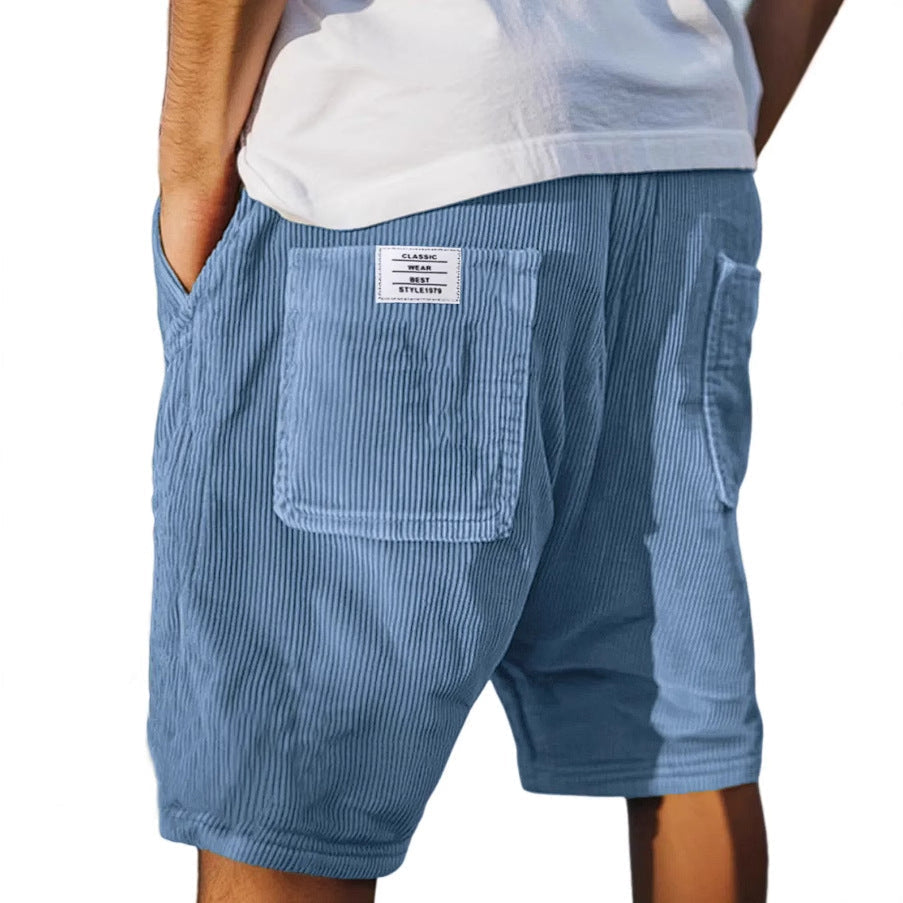 Gestreepte Cargo Shorts met Opgestikte Zakken