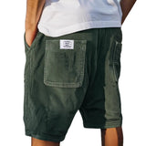 Gestreepte Cargo Shorts met Opgestikte Zakken