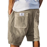 Gestreepte Cargo Shorts met Opgestikte Zakken