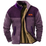 Lichtgewicht fleece jack voor heren, dagelijks comfort