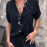 Tweedelige Set met Blouse en Short