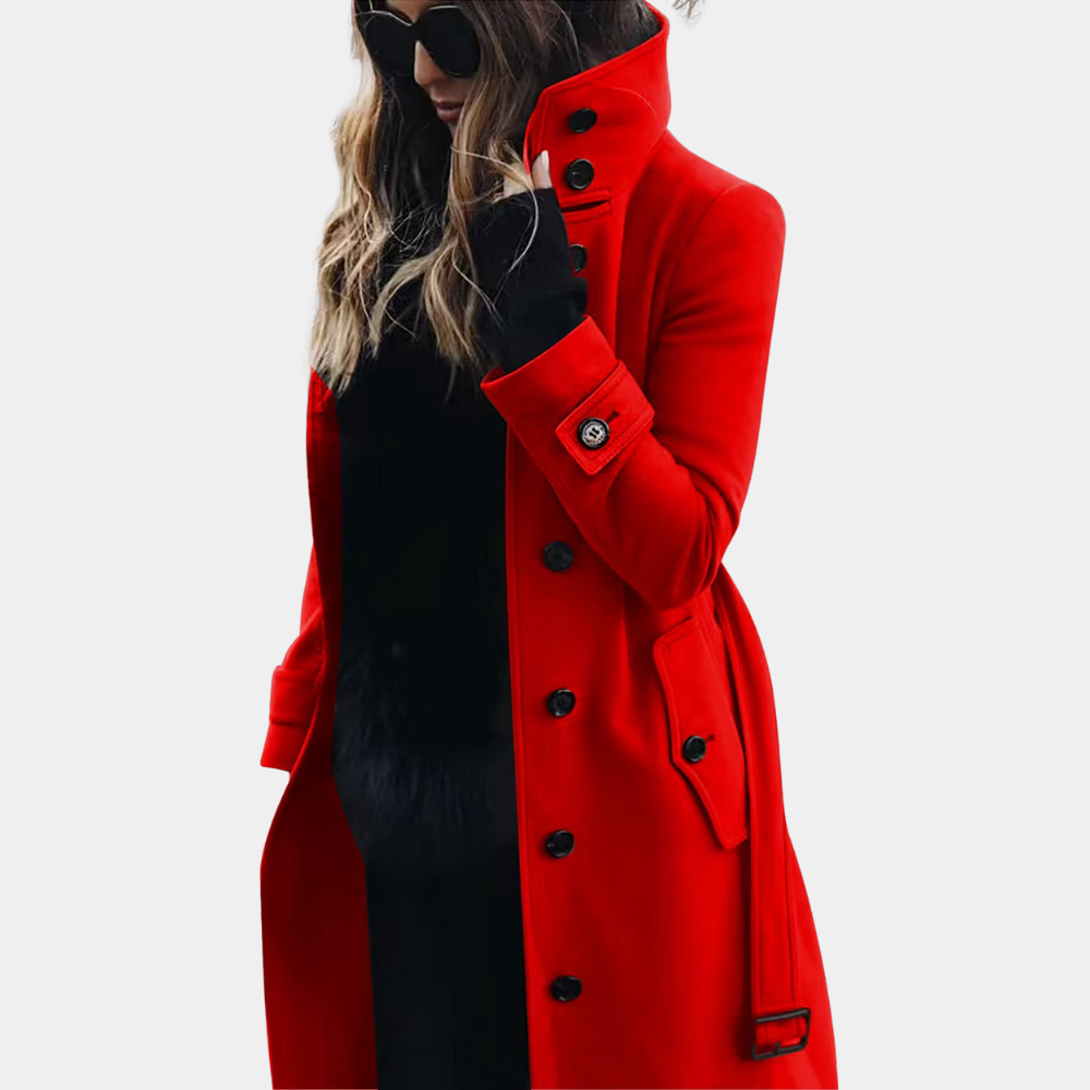 Oona lichte zomer trenchcoat voor dames, ideaal voor een frisse en stijlvolle zomerse outfit.