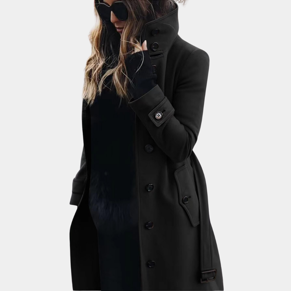 Oona lichte zomer trenchcoat voor dames, ideaal voor een frisse en stijlvolle zomerse outfit.