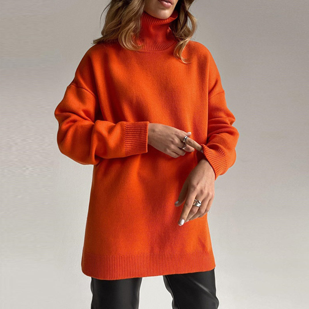 Aaliyah – Stijlvolle zijsplit trui voor dames – Trendy en comfortabele trui met split aan de zijkanten, perfect voor casual looks en moderne stijl. Ideaal voor het najaar en het combineren met jeans of een rok.