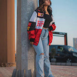 Oversized Streetwear Bomberjas met Patches