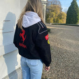 Oversized Streetwear Bomberjas met Patches