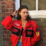 Oversized Streetwear Bomberjas met Patches