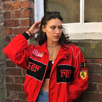 Oversized Streetwear Bomberjas met Patches