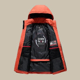 Winddichte winterjas met capuchon en thermovoering