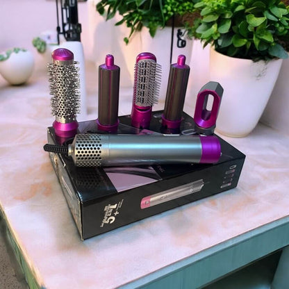 5-in-1 föhn – veelzijdige stylingtool om te föhnen, stylen en volume te creëren. Krachtig, snel drogend en perfect voor elk haartype.