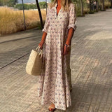 Bohemian Maxi Jurk met Print