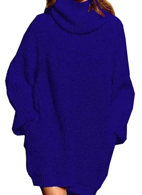 Oversized gebreide coltrui Anastasia – Stijlvolle en warme trui met lange mouwen, gemaakt van zacht en comfortabel materiaal voor een trendy look.