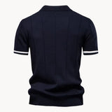 Heren Polo Met Rits En Slim Fit Design