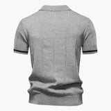 Heren Polo Met Rits En Slim Fit Design