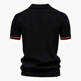 Heren Polo Met Rits En Slim Fit Pasvorm