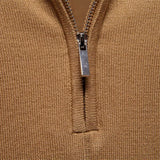 Heren Polo Met Rits En Slim Fit Design