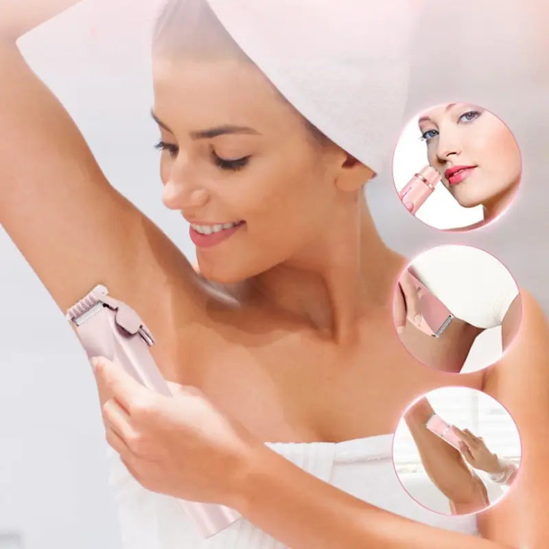 Protrimmer ladyshave – efficiënte en zachte scheerervaring voor een gladde huid. Ergonomisch ontwerp, waterdichte technologie en geschikt voor het verwijderen van ongewenst haar op gezicht en lichaam.