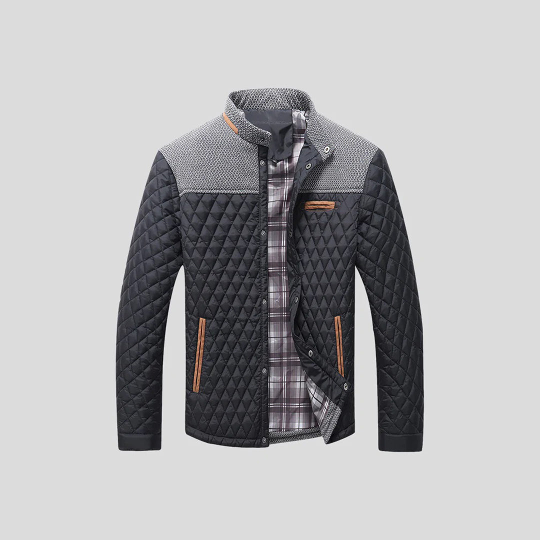 Comfortabele gewatteerde herenjas in diverse kleuren – warme voering, lichtgewicht design en ideale pasvorm voor koude dagen.