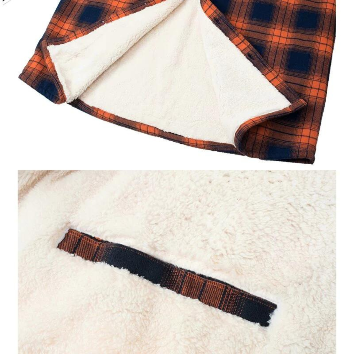Evans herenjas – warme geruite fleece met comfortabele pasvorm, stijlvol en ideaal voor casual en outdoor activiteiten.