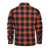 Evans herenjas – warme geruite fleece met comfortabele pasvorm, stijlvol en ideaal voor casual en outdoor activiteiten.