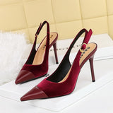 Dames Slingback Pumps met Puntige Neus
