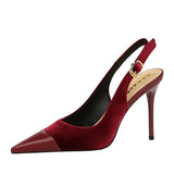 Dames Slingback Pumps met Puntige Neus