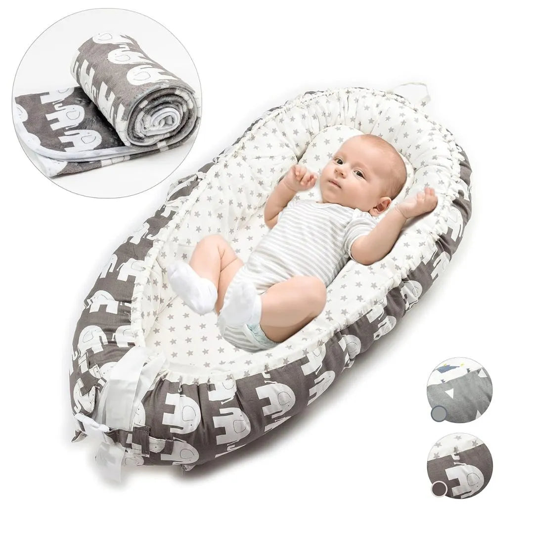 Babynest met Sterrenpatroon