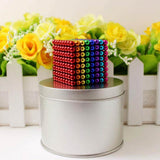Regenboog magnetische ballen set – kleurrijk en creatief speelgoed dat concentratie, ontspanning en fantasierijk bouwen stimuleert.