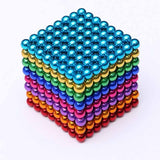 Regenboog magnetische ballen set – kleurrijk en creatief speelgoed dat concentratie, ontspanning en fantasierijk bouwen stimuleert.