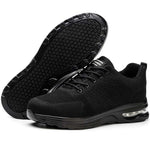 Dames veiligheidsschoenen SteelGuard – stevige werkschoenen met stalen neus, slipvast profiel en comfortabele pasvorm voor optimale bescherming.