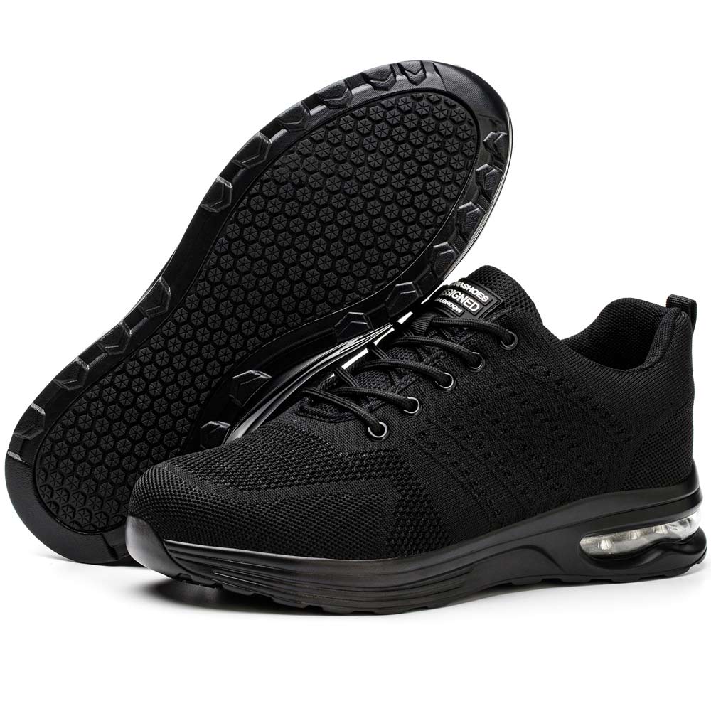 Dames veiligheidsschoenen SteelGuard – stevige werkschoenen met stalen neus, slipvast profiel en comfortabele pasvorm voor optimale bescherming.