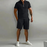 Heren Tweedelige Set met Polo en Shorts