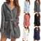 Luxe fleece badjas voor dames en heren – zachte en warme badjas met comfortabele pasvorm, ideaal voor ontspannen momenten thuis of na het douchen.