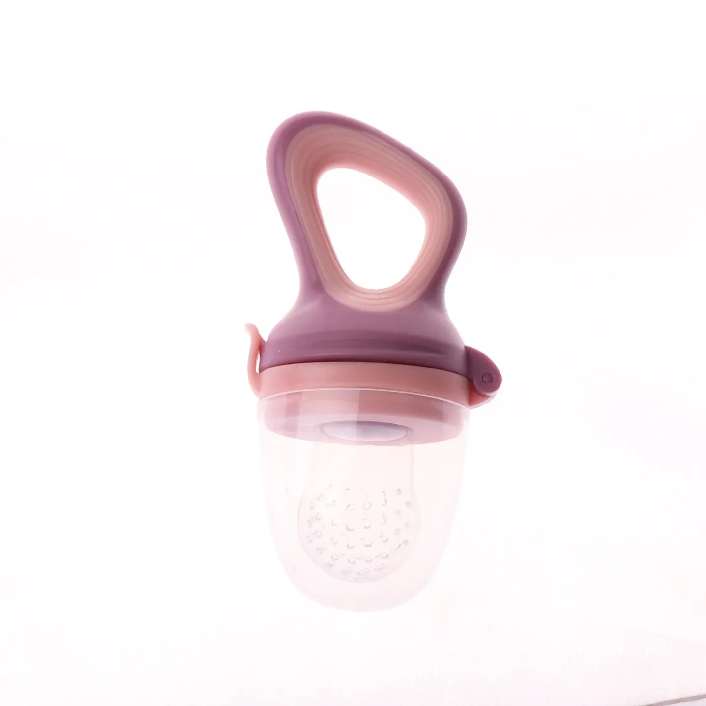 Siliconen baby fruitspeen, bijtring – verzacht het doorkomen van tandjes en biedt een veilige manier om fruit en snacks te geven. Ideaal voor je baby’s comfort en plezier.
