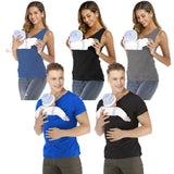 Unisex Tanktop met Geïntegreerde Babydragerzak