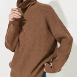 Lucia gebreide damestrui – warme en zachte trui met comfortabele pasvorm, ideaal voor casual winterlooks en stijlvolle laagjes.