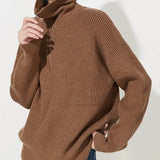 Lucia gebreide damestrui – warme en zachte trui met comfortabele pasvorm, ideaal voor casual winterlooks en stijlvolle laagjes.