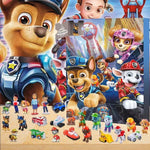 Paw Patrol adventskalender voor kinderen – 24 dagen vol verrassingen met figuren en accessoires van hun favoriete helden, ideaal om af te tellen naar Kerstmis.