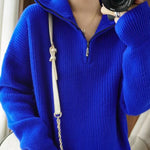 Lucia gebreide damestrui – warme en zachte trui met comfortabele pasvorm, ideaal voor casual winterlooks en stijlvolle laagjes.