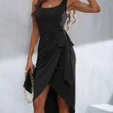 Elegante Midi Jurk met Split