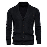 Heren cardigan – stijlvol en tijdloos met knoopsluiting. Perfect voor een klassieke, comfortabele look in elke garderobe.