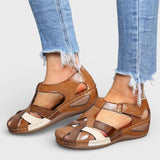 Dames Gladiator Sandalen met Gespsluitingen