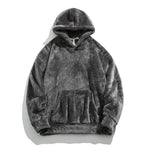 Fleece hoodie – vintage stijl met zachte, warme stof en comfortabele pasvorm voor een trendy en casual look.